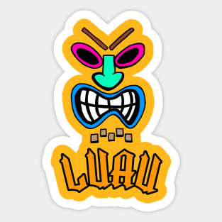 Luau t-shirt Sticker